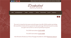 Desktop Screenshot of drakesbad.com
